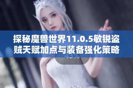 探秘魔兽世界11.0.5敏锐盗贼天赋加点与装备强化策略的全攻略