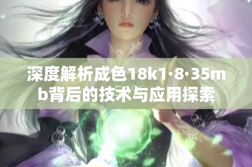 深度解析成色18k1·8·35mb背后的技术与应用探索