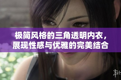 极简风格的三角透明内衣，展现性感与优雅的完美结合