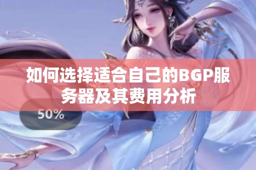 如何选择适合自己的BGP服务器及其费用分析