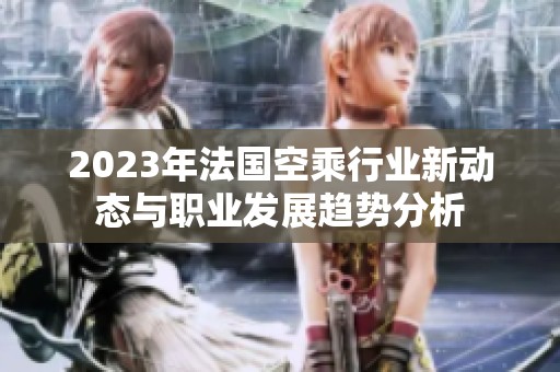 2023年法国空乘行业新动态与职业发展趋势分析