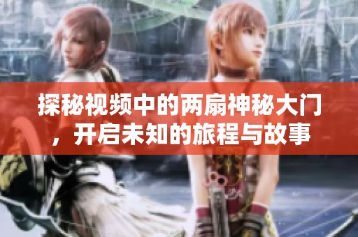探秘视频中的两扇神秘大门，开启未知的旅程与故事