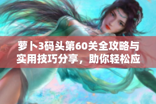 萝卜3码头第60关全攻略与实用技巧分享，助你轻松应对挑战