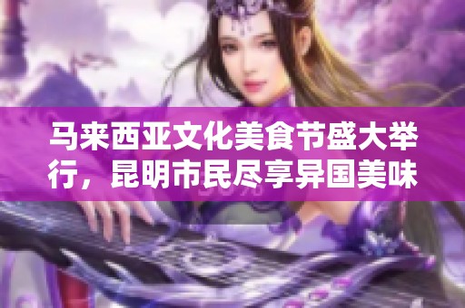 马来西亚文化美食节盛大举行，昆明市民尽享异国美味与多元文化体验