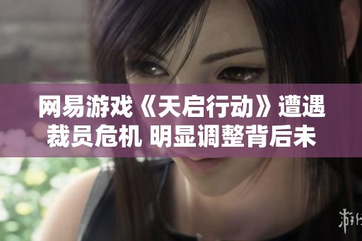 网易游戏《天启行动》遭遇裁员危机 明显调整背后未来发展方向如何探寻