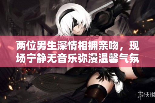 两位男生深情相拥亲吻，现场宁静无音乐弥漫温馨气氛