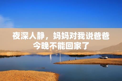 夜深人静，妈妈对我说爸爸今晚不能回家了