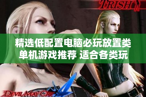 精选低配置电脑必玩放置类单机游戏推荐 适合各类玩家的游戏列表分享