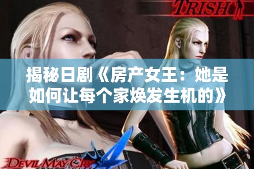 揭秘日剧《房产女王：她是如何让每个家焕发生机的》