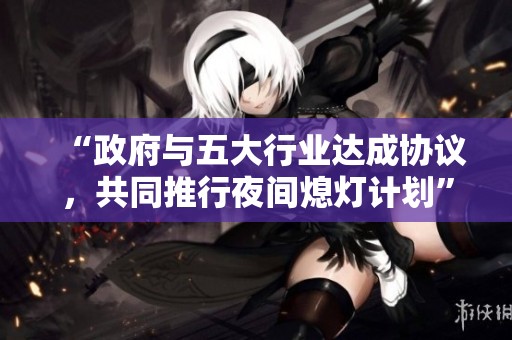 “政府与五大行业达成协议，共同推行夜间熄灯计划”