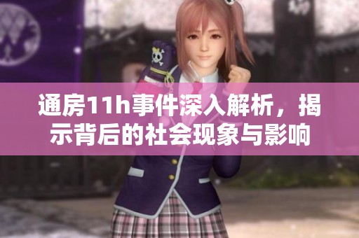 通房11h事件深入解析，揭示背后的社会现象与影响