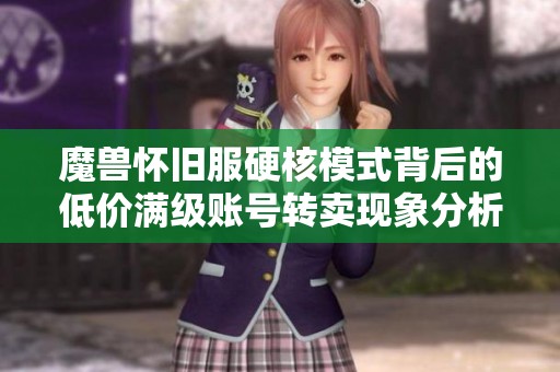 魔兽怀旧服硬核模式背后的低价满级账号转卖现象分析与深度解读