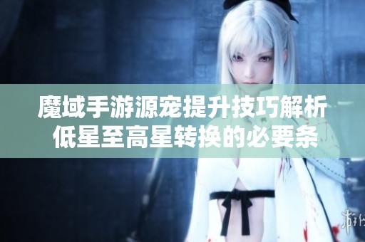 魔域手游源宠提升技巧解析 低星至高星转换的必要条件与方法详解