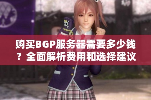 购买BGP服务器需要多少钱？全面解析费用和选择建议