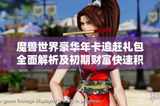 魔兽世界豪华年卡追赶礼包全面解析及初期财富快速积累攻略