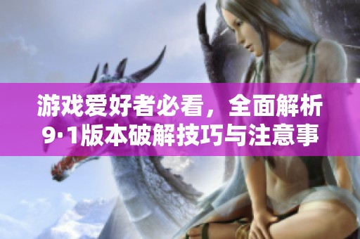 游戏爱好者必看，全面解析9·1版本破解技巧与注意事项