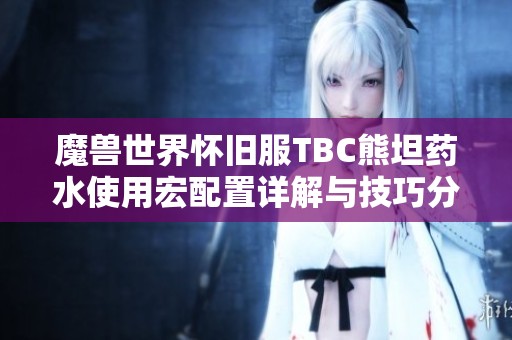 魔兽世界怀旧服TBC熊坦药水使用宏配置详解与技巧分享