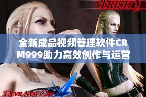 全新成品视频管理软件CRM999助力高效创作与运营分析