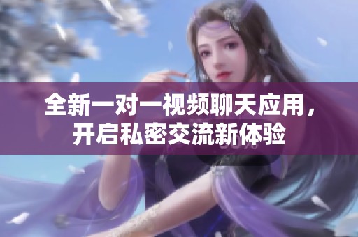全新一对一视频聊天应用，开启私密交流新体验