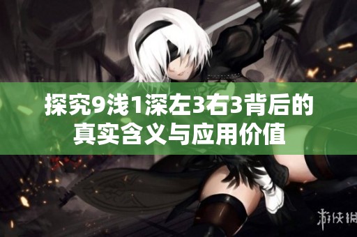 探究9浅1深左3右3背后的真实含义与应用价值