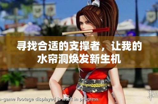 寻找合适的支撑者，让我的水帘洞焕发新生机