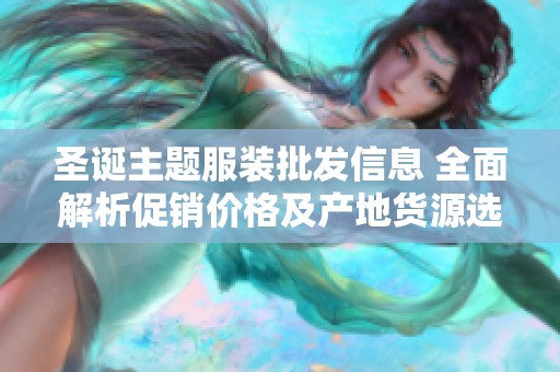 圣诞主题服装批发信息 全面解析促销价格及产地货源选择攻略