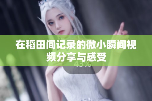 在稻田间记录的微小瞬间视频分享与感受